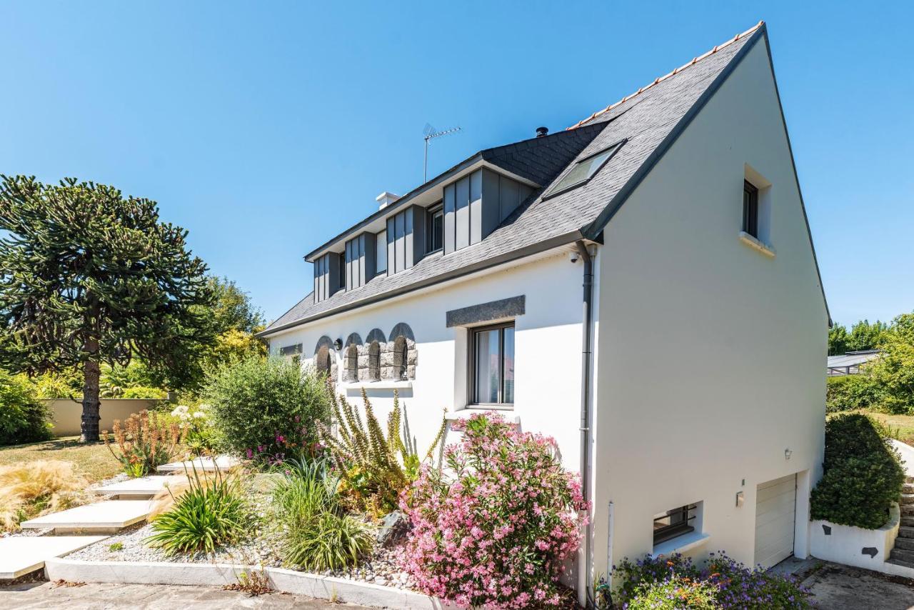 Les Peupliers - Maison De Vacances Avec Jardin Bénodet Buitenkant foto